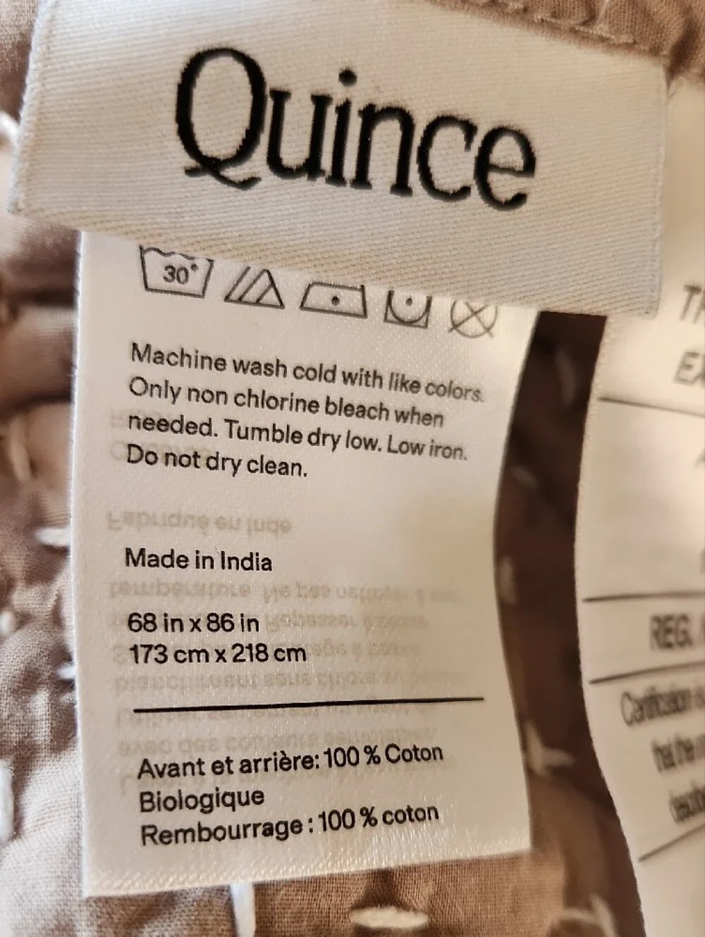 Quince organic cotton